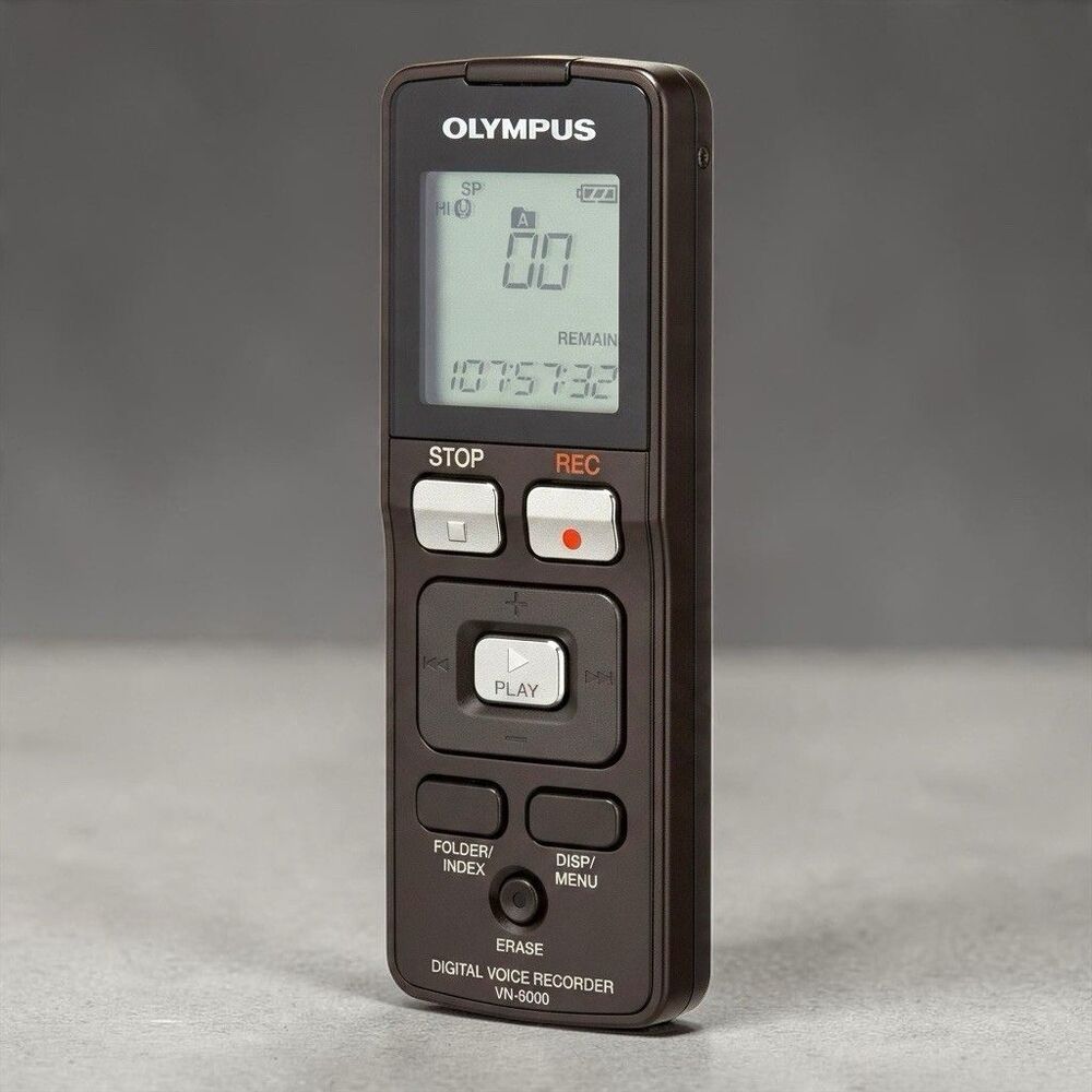 Olympus VN-6000 Handheld Digital Voice Recorder Tested Works
